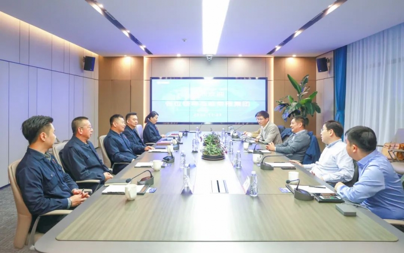 博世氢动力系统（重庆）有限公司总经理肖浩栋一行到乐鱼官方网站集团座谈交流