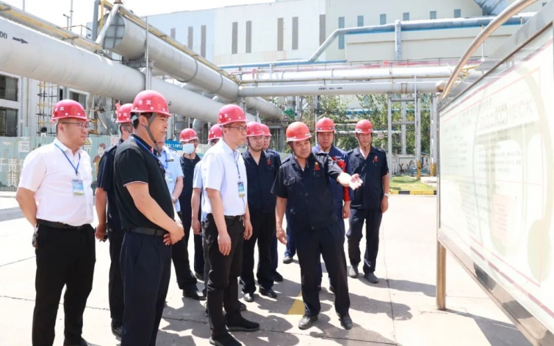 津南区委常委、常务副区长杨阳深入乐鱼官方网站钢铁集团检查指导安全工作