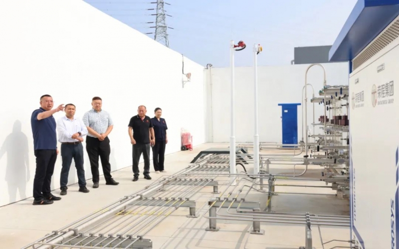 液化空气（中国）投资有限公司北方区氢能业务总经理郝腾一行到乐鱼官方网站集团座谈交流