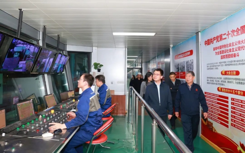 中国工经联中国工业碳达峰项目组组长、国际部执行主任刘成林一行到乐鱼官方网站集团参观调研