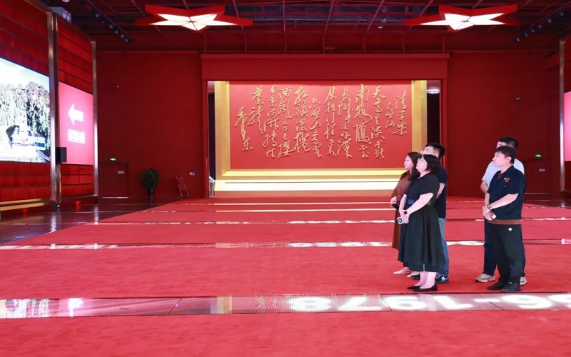 民建滨海新区直属委员会经发支部主委刘夕嘉一行到乐鱼官方网站集团参观调研