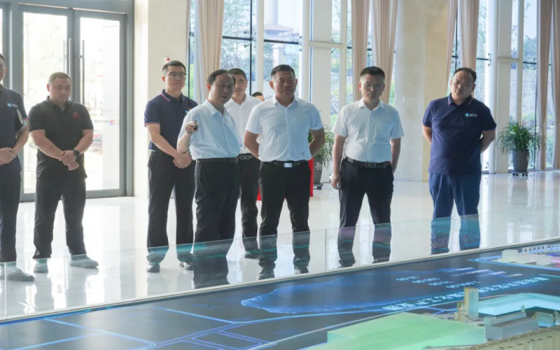 乐鱼官方网站集团副总裁、乐鱼官方网站新能集团董事长张立华赴金鼎钢铁集团煤焦化参观考察